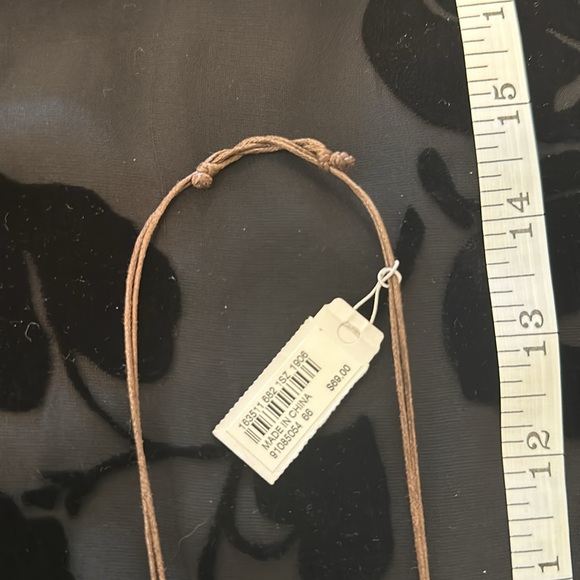 J.Jill Mother of Pearl Wood Beads Necklace Adjustable - Picture 6 of 7